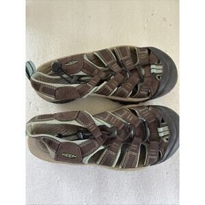 KEEN Water shoes Women's 6.5 Newport H2 Brown/Light Blue Hiking Sandals